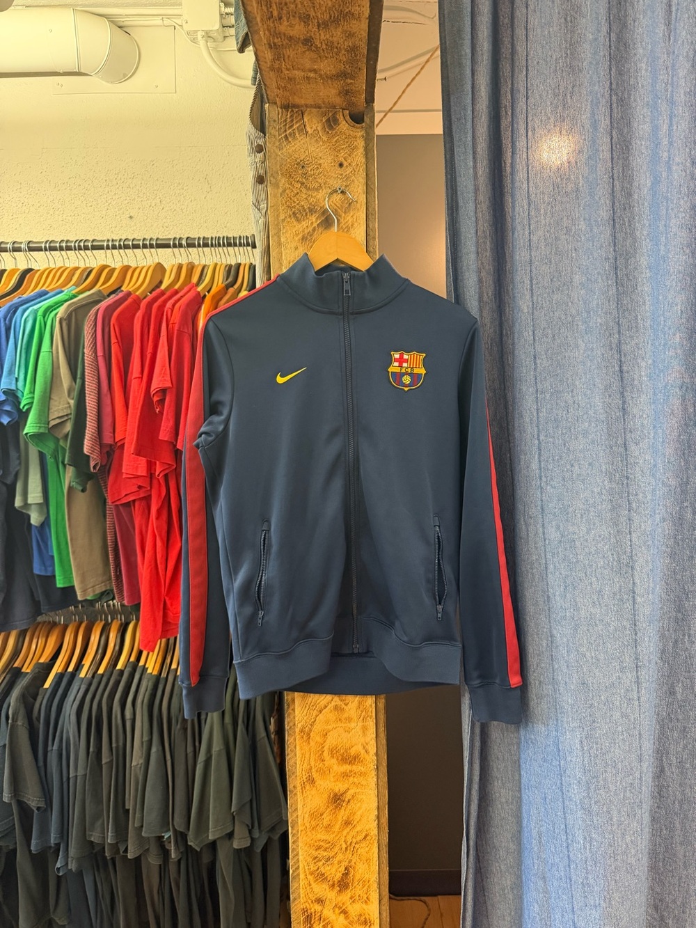 Vintage Barcelona zip up sweater